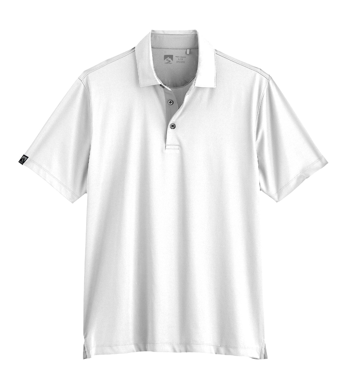 Storm Creek® Men's Recycled Visionary III Polo in white.