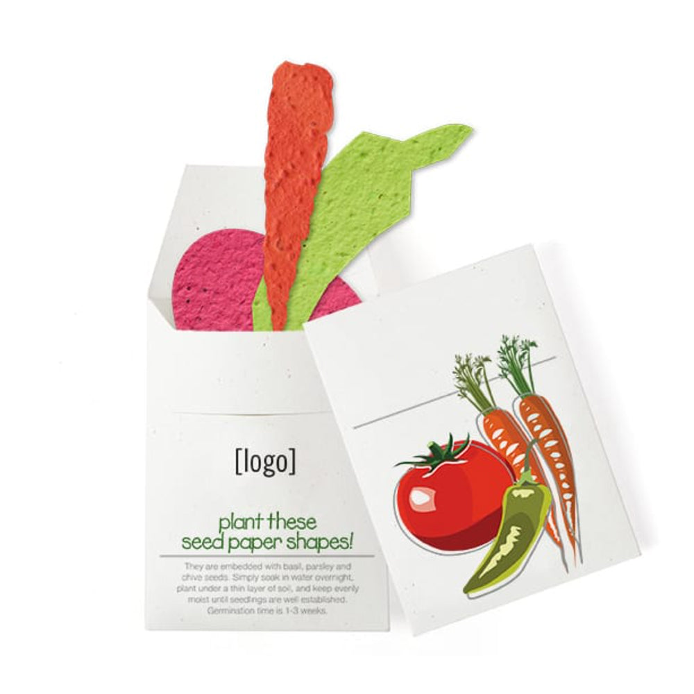 Pocket Garden Seed Paper - Holiday Celebrations, vegetables