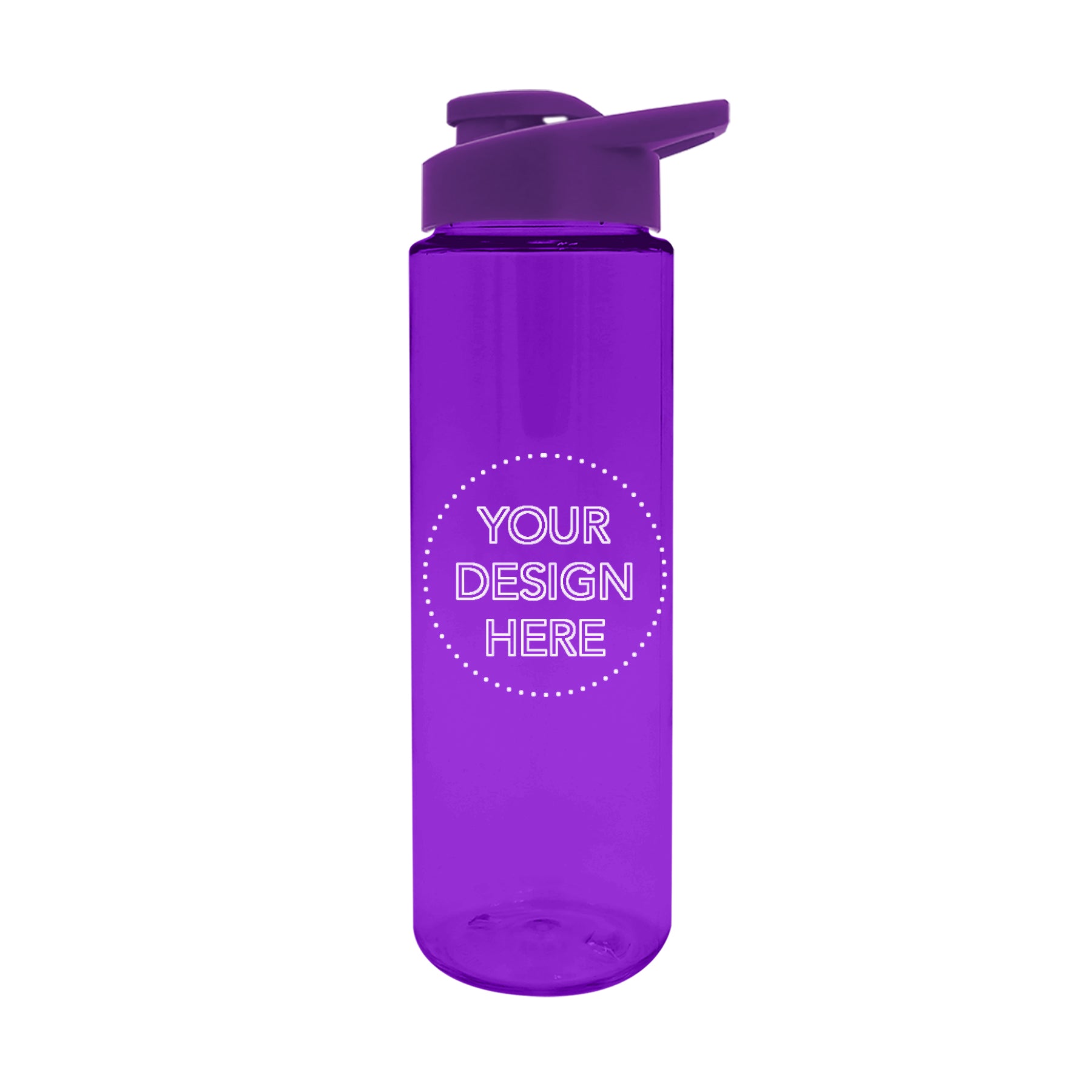 The Freedom Bottle - 28 oz. Tritan Renew bottle with Drink Through Lid in purple.