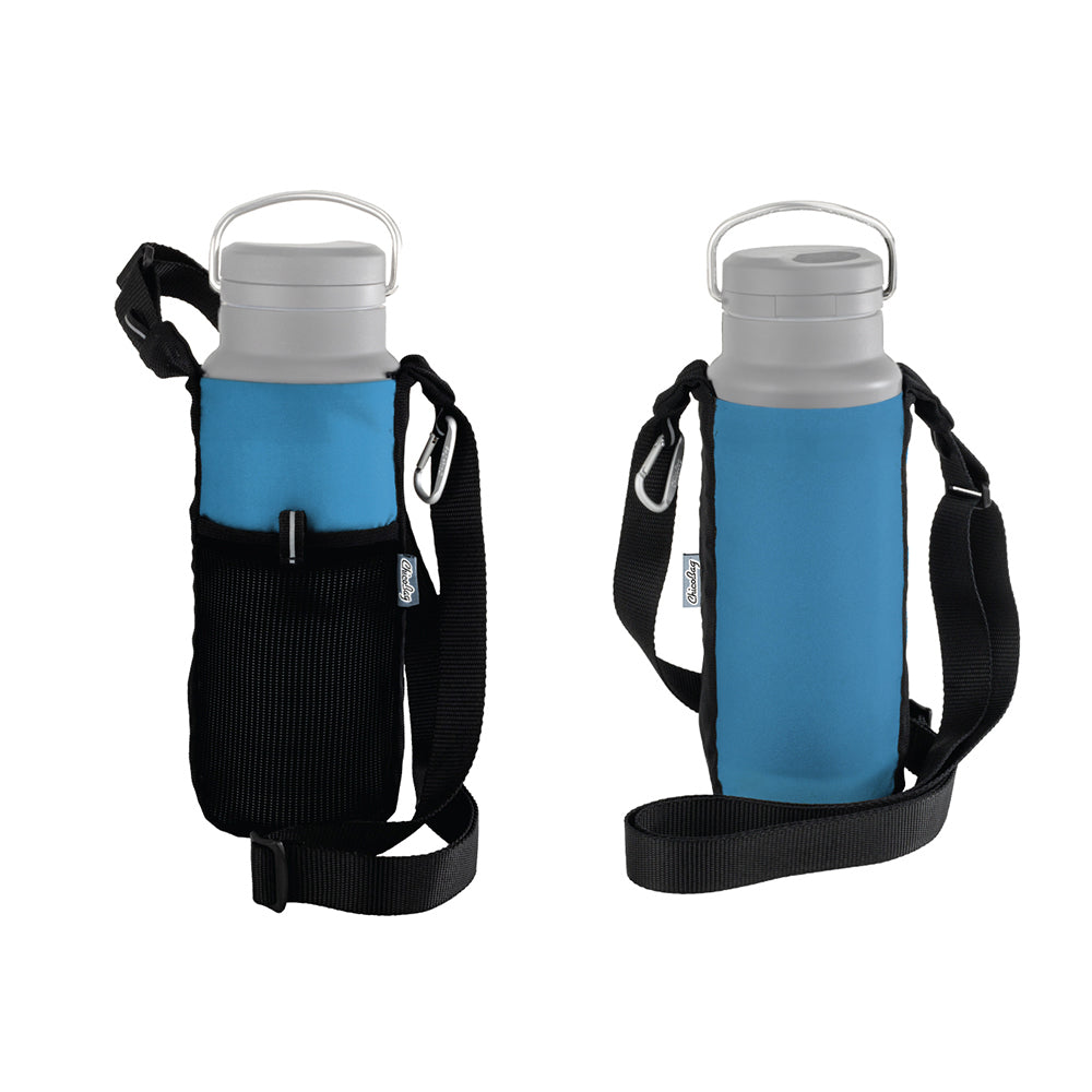 Adjustable Bottle Sling rePETe + Refine Solid color in blue