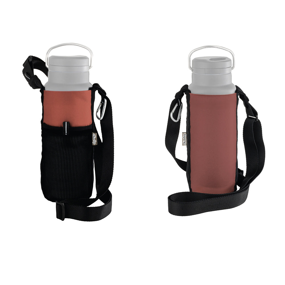 Adjustable Bottle Sling rePETe + Refine Solid color in red