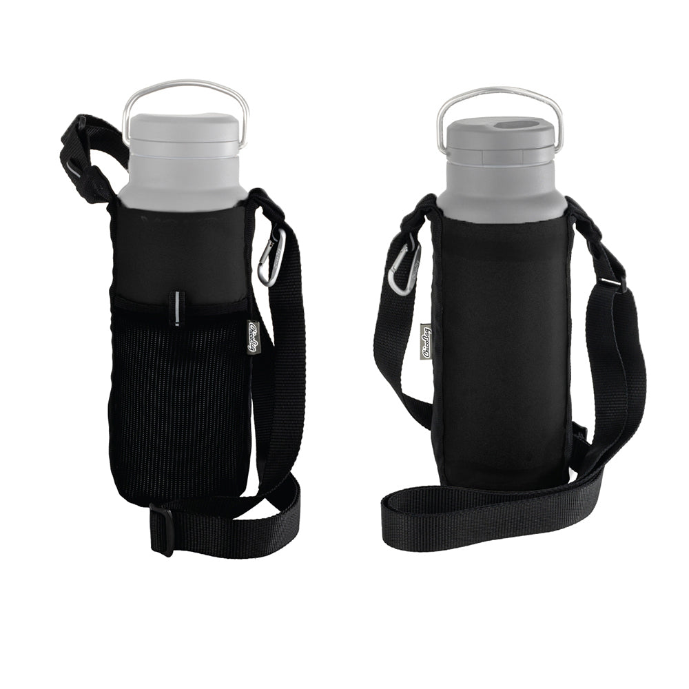 Adjustable Bottle Sling rePETe + Refine Solid color in black