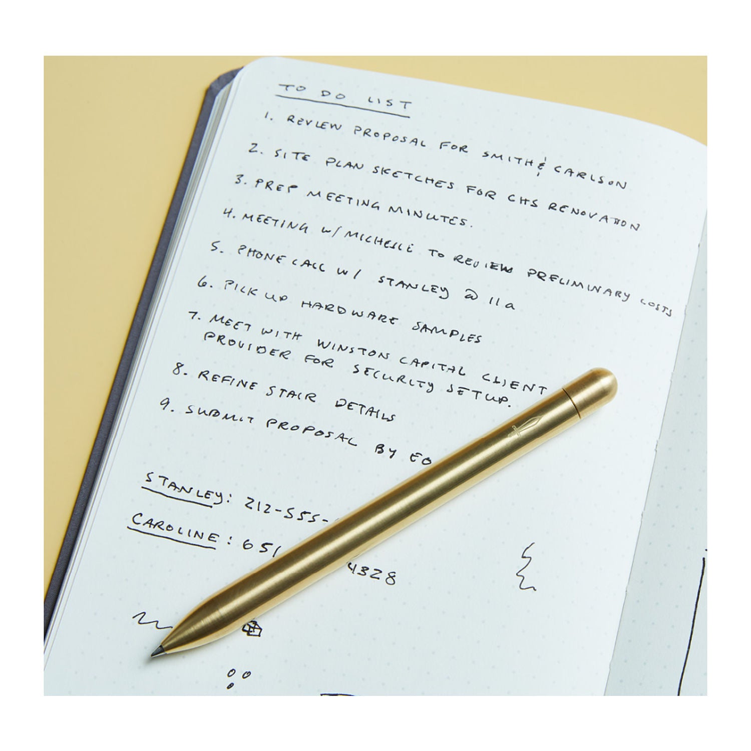 Baronfig® Squire Precious Metals Brass Pen