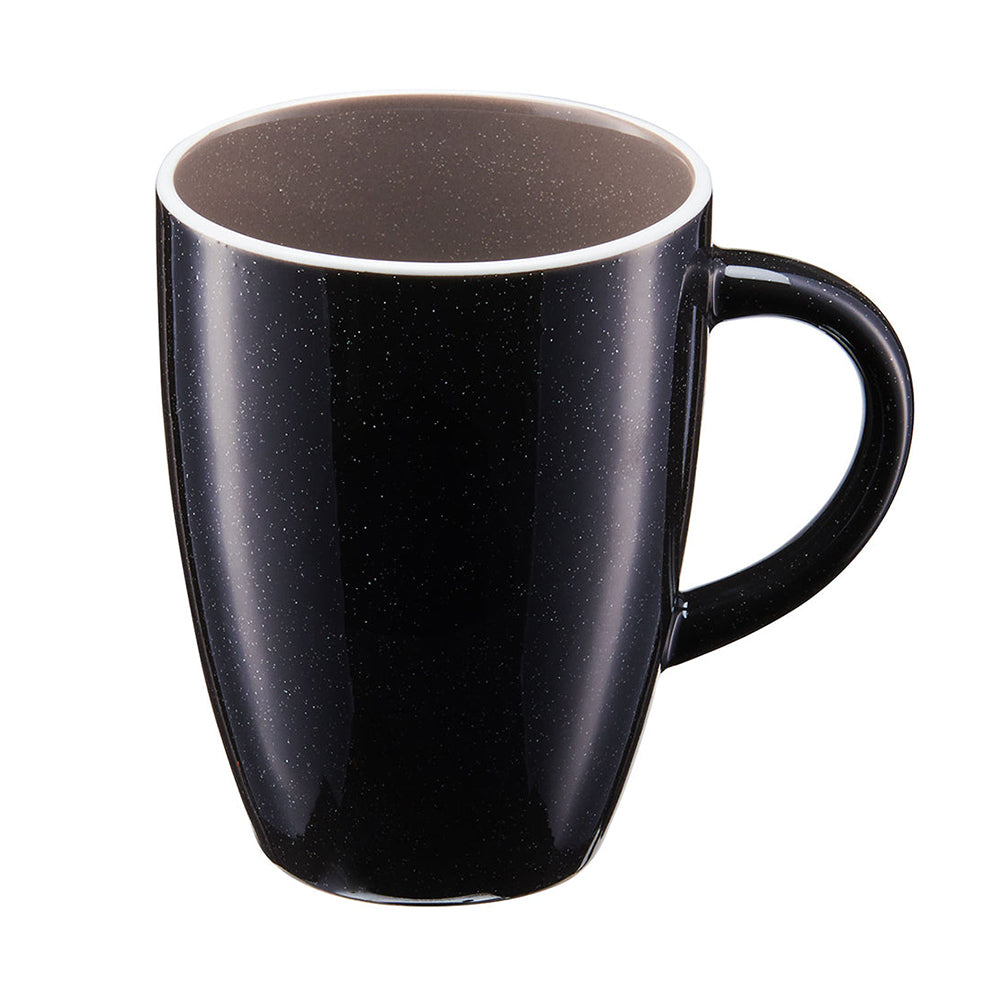 12 oz Pacific Ceramic Mug in black.