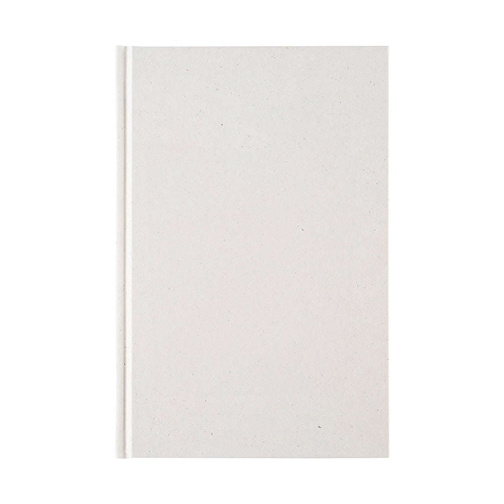 5.5" x 8.25" AmericanaEco Recycled Hard CoverJournal- Made in USA in white.