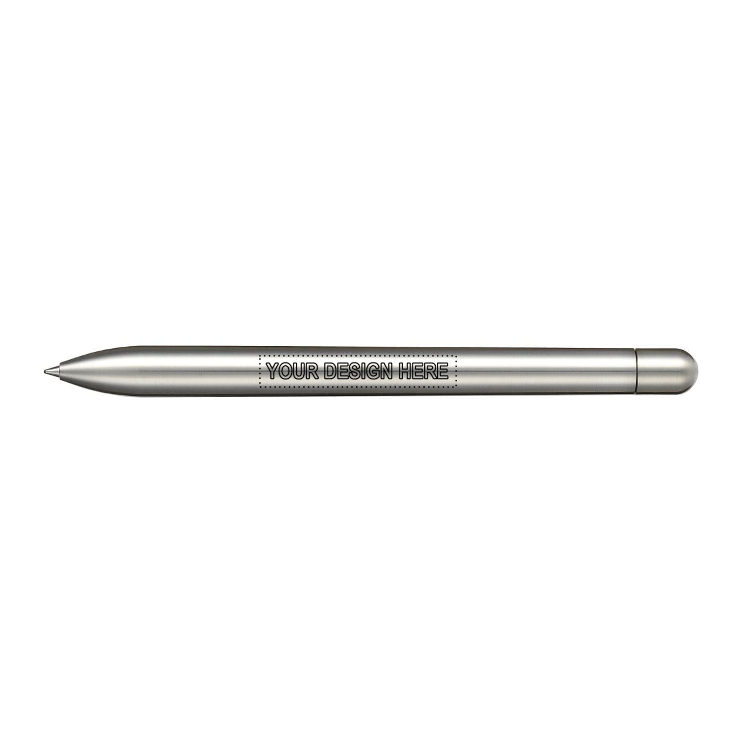 Customizable Baronfig Squire precious metals stainless steel pen.