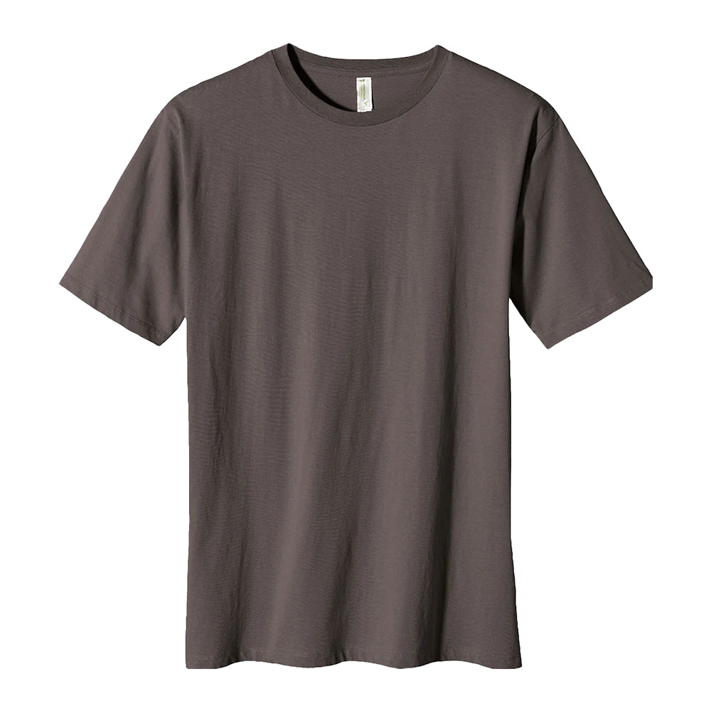 Customizable Econscious Organic Cotton Mens Short-Sleeve T-Shirt in gray.