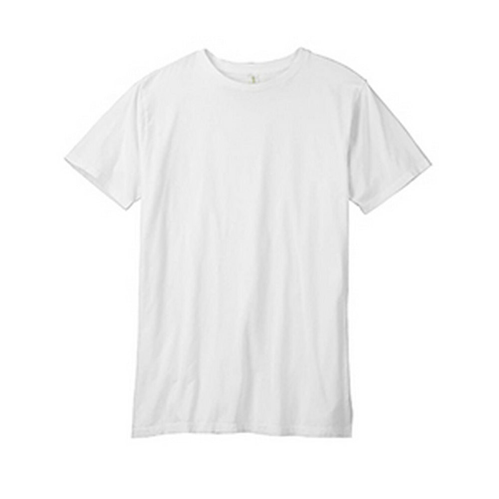 Customizable Econscious Organic Cotton Mens Short-Sleeve T-Shirt in white.