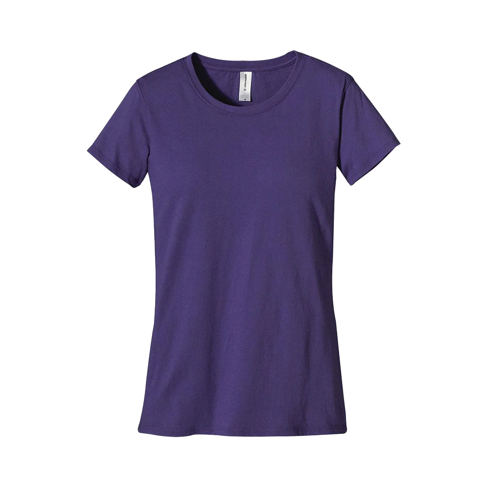 Econscious Organic Cotton Women's Crew Neck T-Shirt in iris.