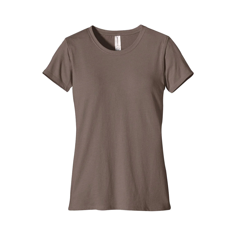 Econscious Organic Cotton Women's Crew Neck T-Shirt in meterorite.