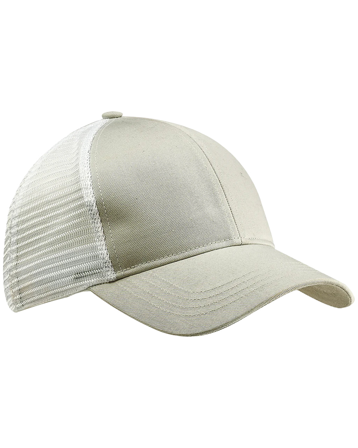 Customizable Econscious Eco-Blend Trucker Hat in cream.
