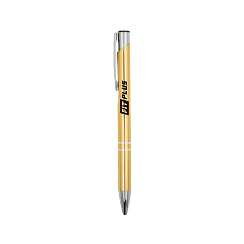 Customizable edge glisten click action pencil in yellow.