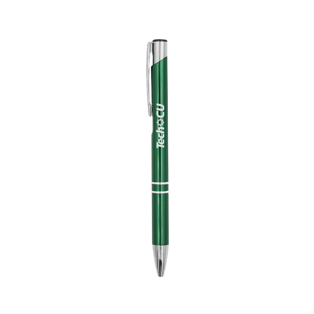 Customizable edge glisten click action pencil in green.
