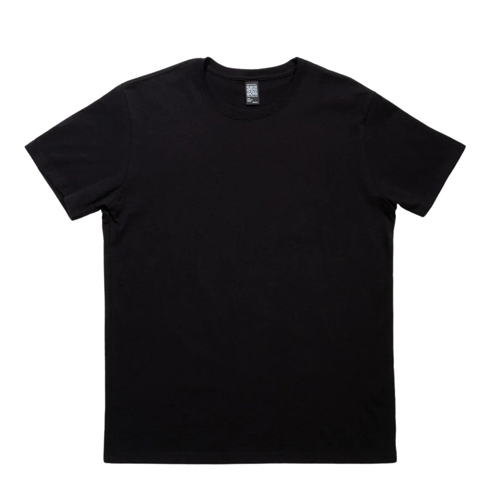 Customizable everywhere apparel recycled cotton shirt unisex black.