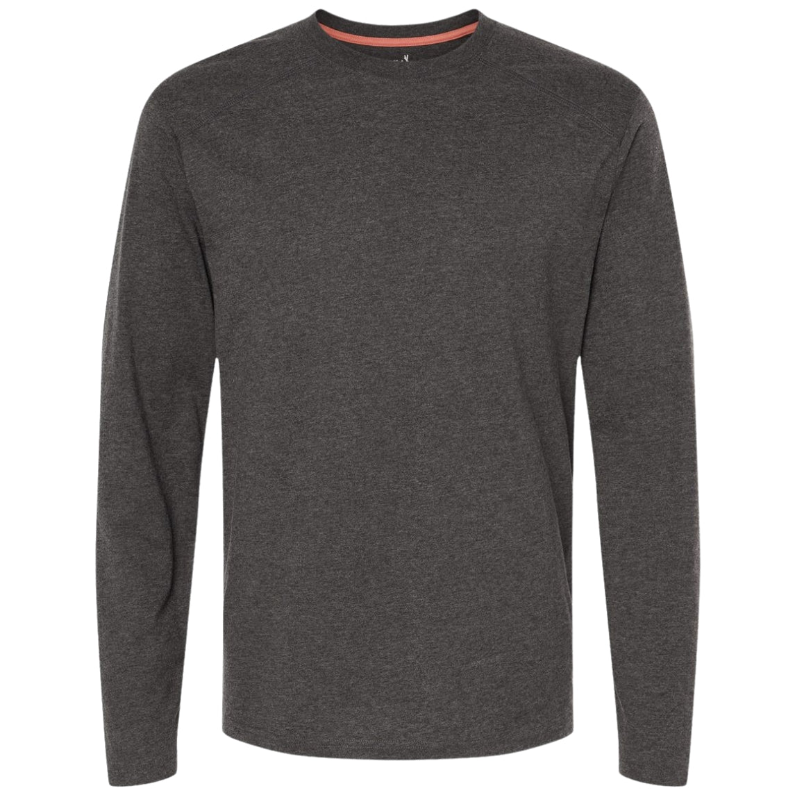 Customizable kastlfel recycledsoft long sleeve shirt in carbon.