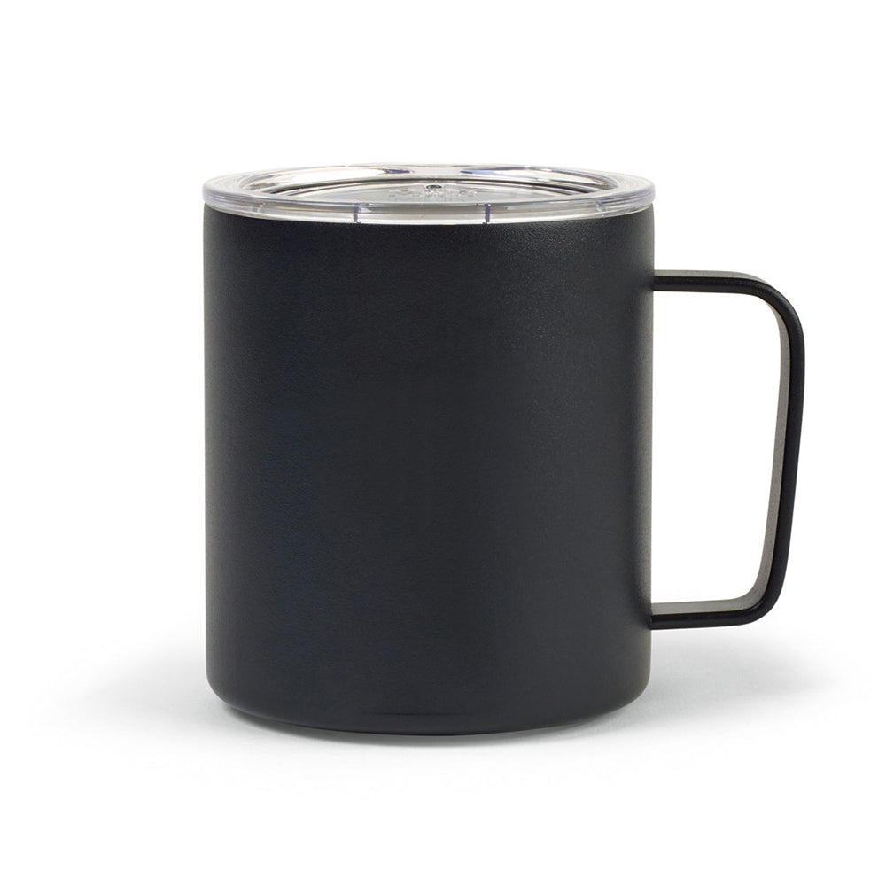 Customizable Miir 12oz camp mug in black powder.