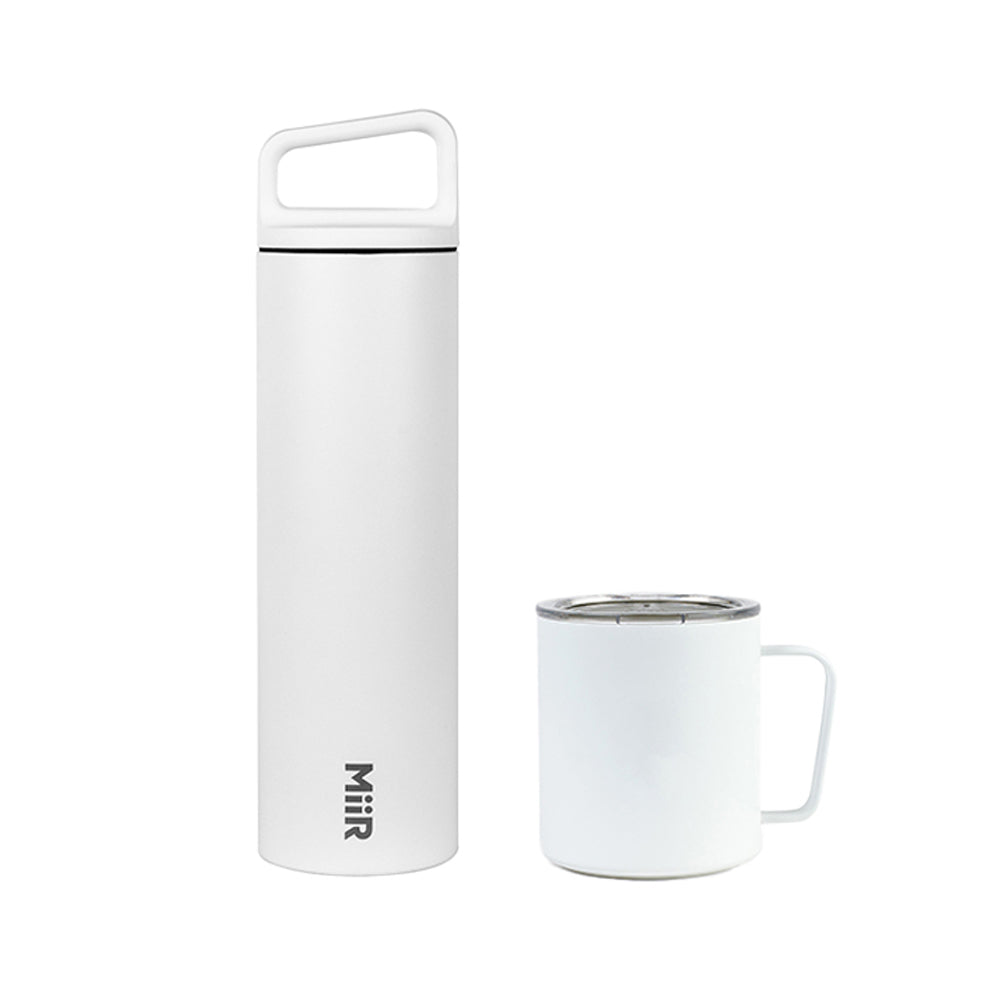 MiiR® Stainless Steel 20 oz Bottle and 12 oz Mug Gift Set- Custom