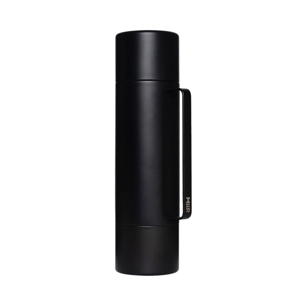 MiiR® 33 oz Stainless Steel Tomo Thermos in black.