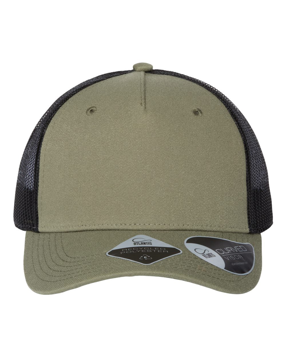 Customizable recycled polyester Atlantis truck hat in green