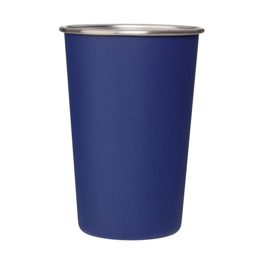 16 oz Dubliner Stainless Steel Pint Cup in navy.