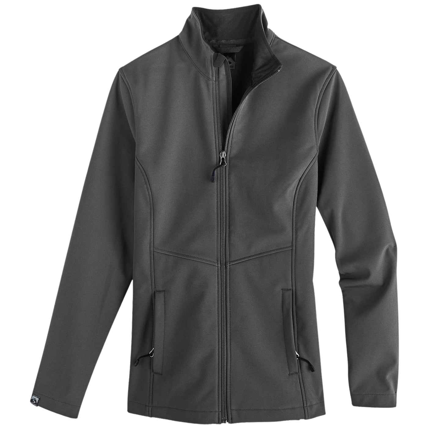 Customizable Storm Creek women's Trailblazer recycled polyester jacket in jet black.