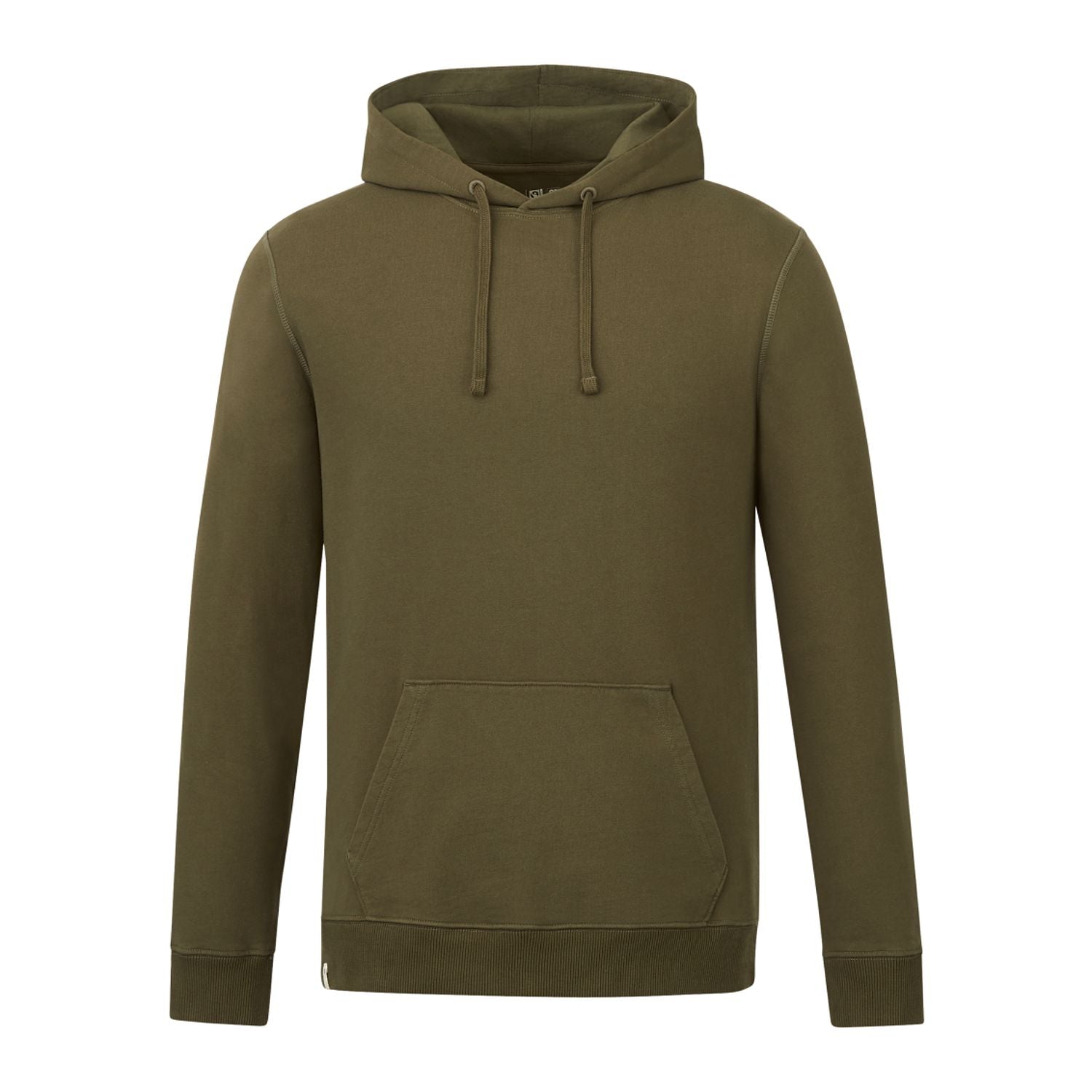 Customizable Tentree men's organic cotton french terry classic hoodie in green.