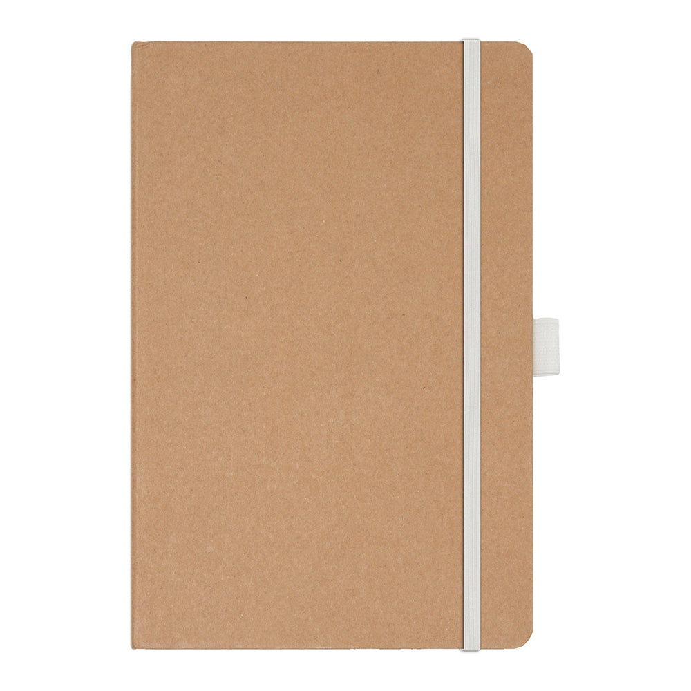 5.5" x 8.5 Eco ColorPop Journal- Recycled Materials in white