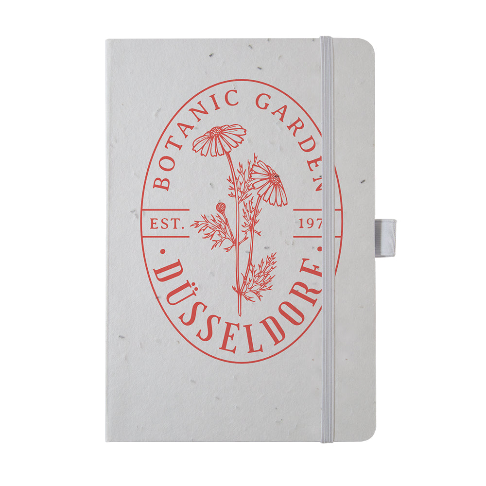 5.5'' x 8.5'' FSC Recycled Seed Paper Bound Journal