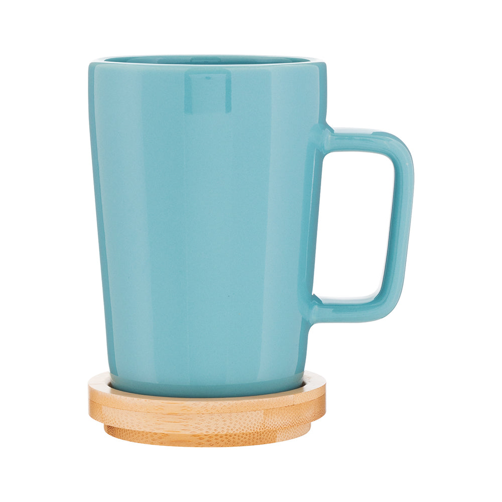 14 oz Sonder Mug with Bamboo Coaster