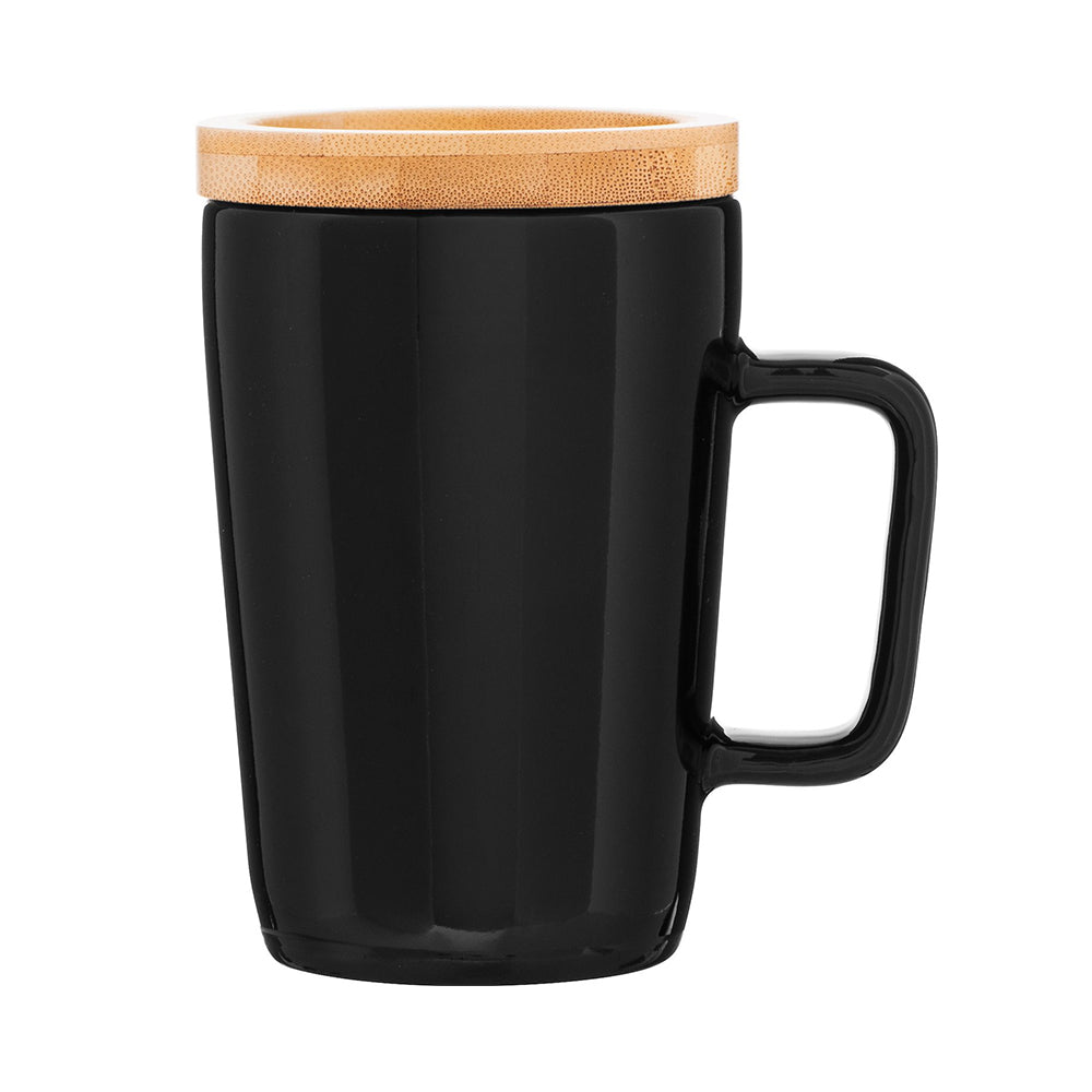 14 oz Sonder Mug with Bamboo Coaster