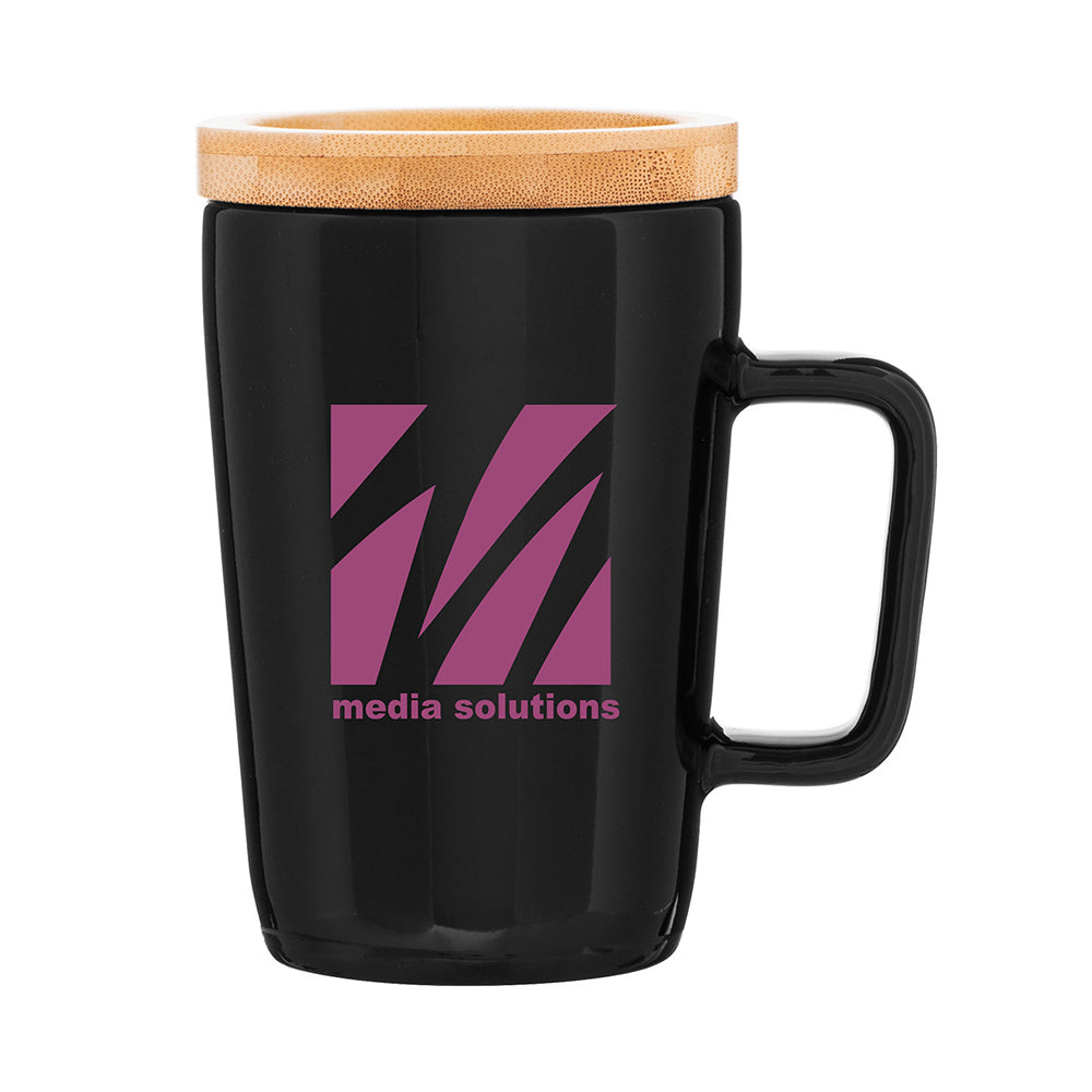 14 oz Sonder Mug with Bamboo Coaster