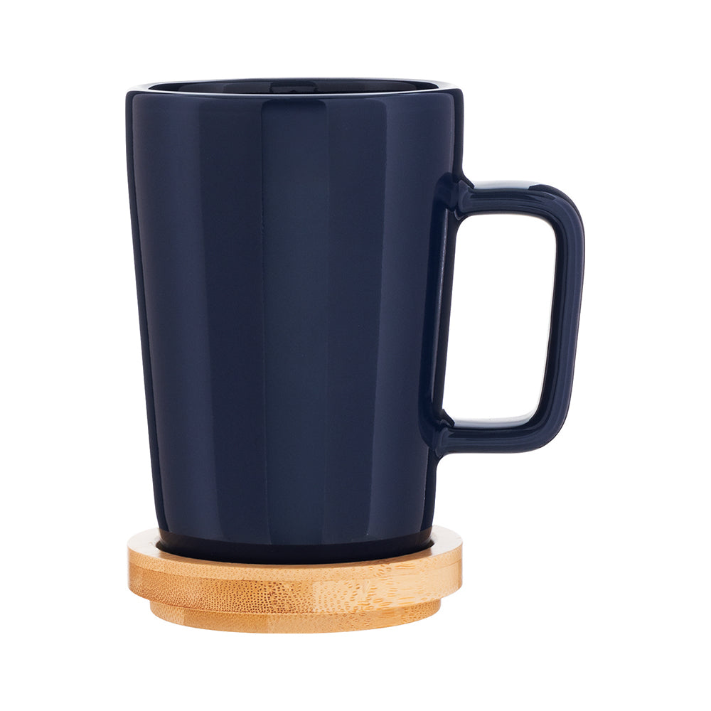 14 oz Sonder Mug with Bamboo Coaster