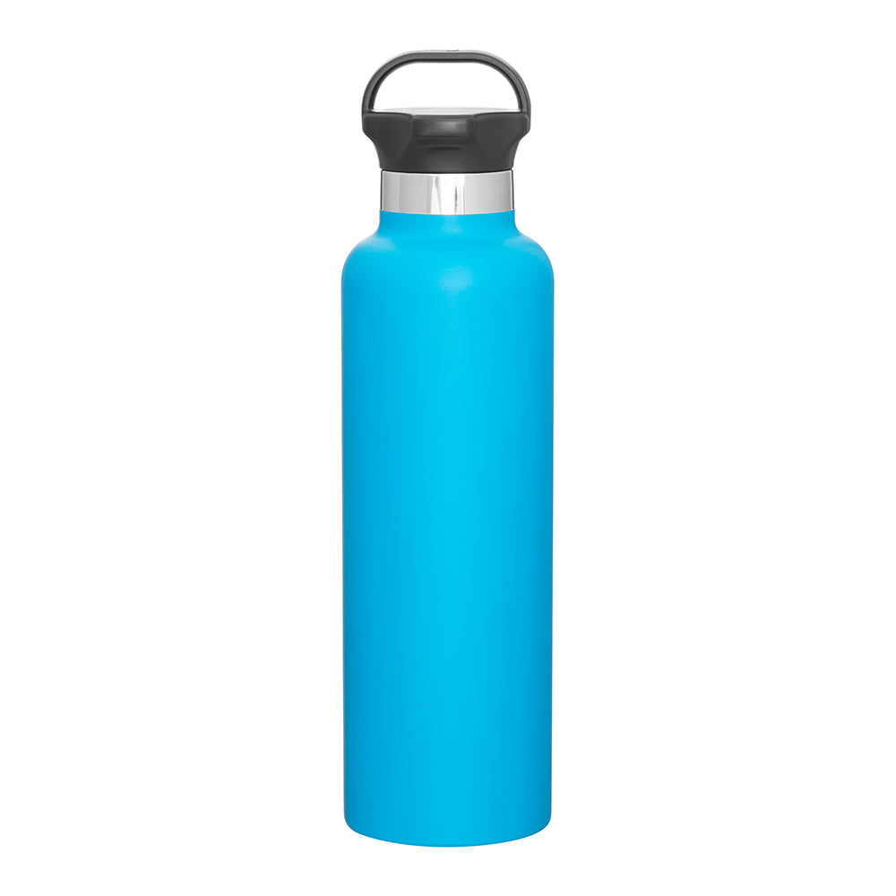 Customizable 24 oz Insulated Stainless Steel Ascent Bottle-light blue.