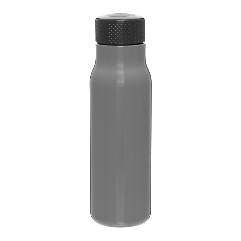 Customizable 25 oz Single-Wall Stainless Steel Tread Bottle in gray