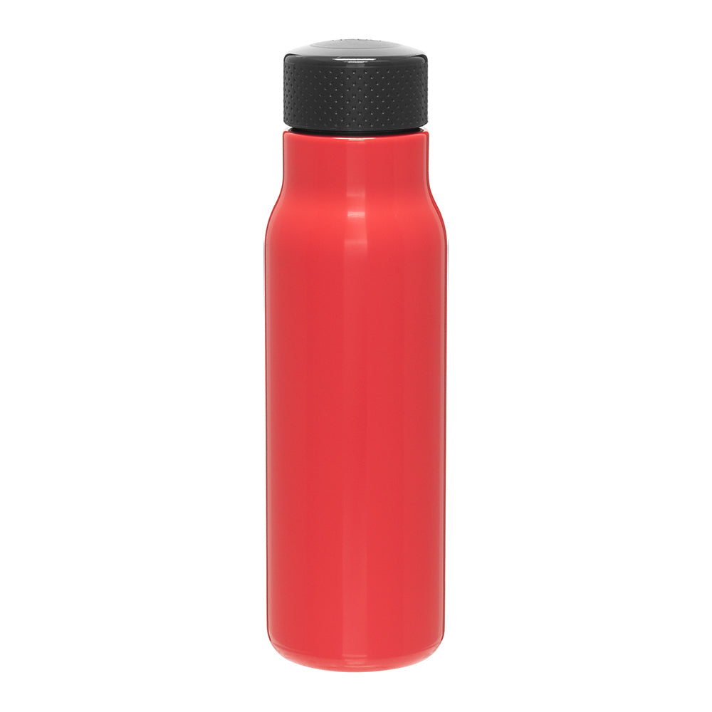 Customizable 25 oz Single-Wall Stainless Steel Tread Bottle in red