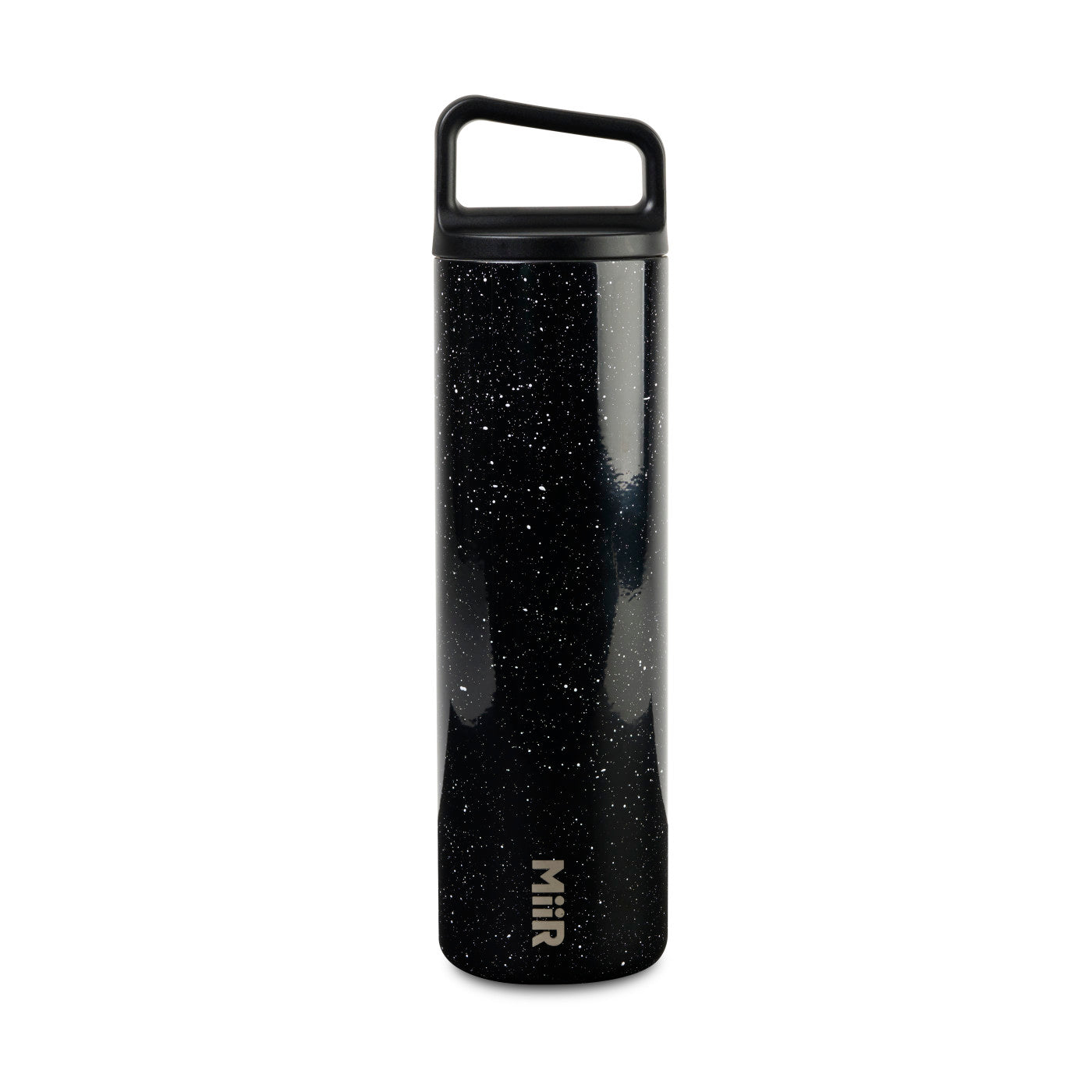 Customizable Miir® 20 oz Insulated Wide-Mouth Bottle in speckle black.