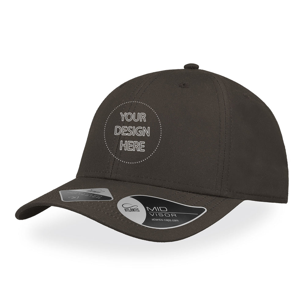 Customizable Atlantis Headwear Recy Feel Cap in dark gray