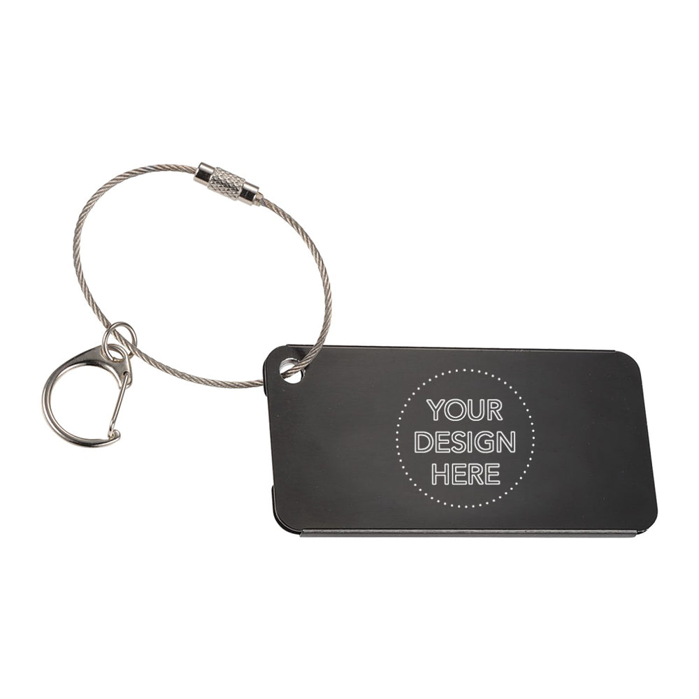 Aluminum Identification Tag - Custom Branded
