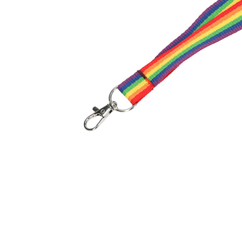 Recycled Rainbow Lanyard