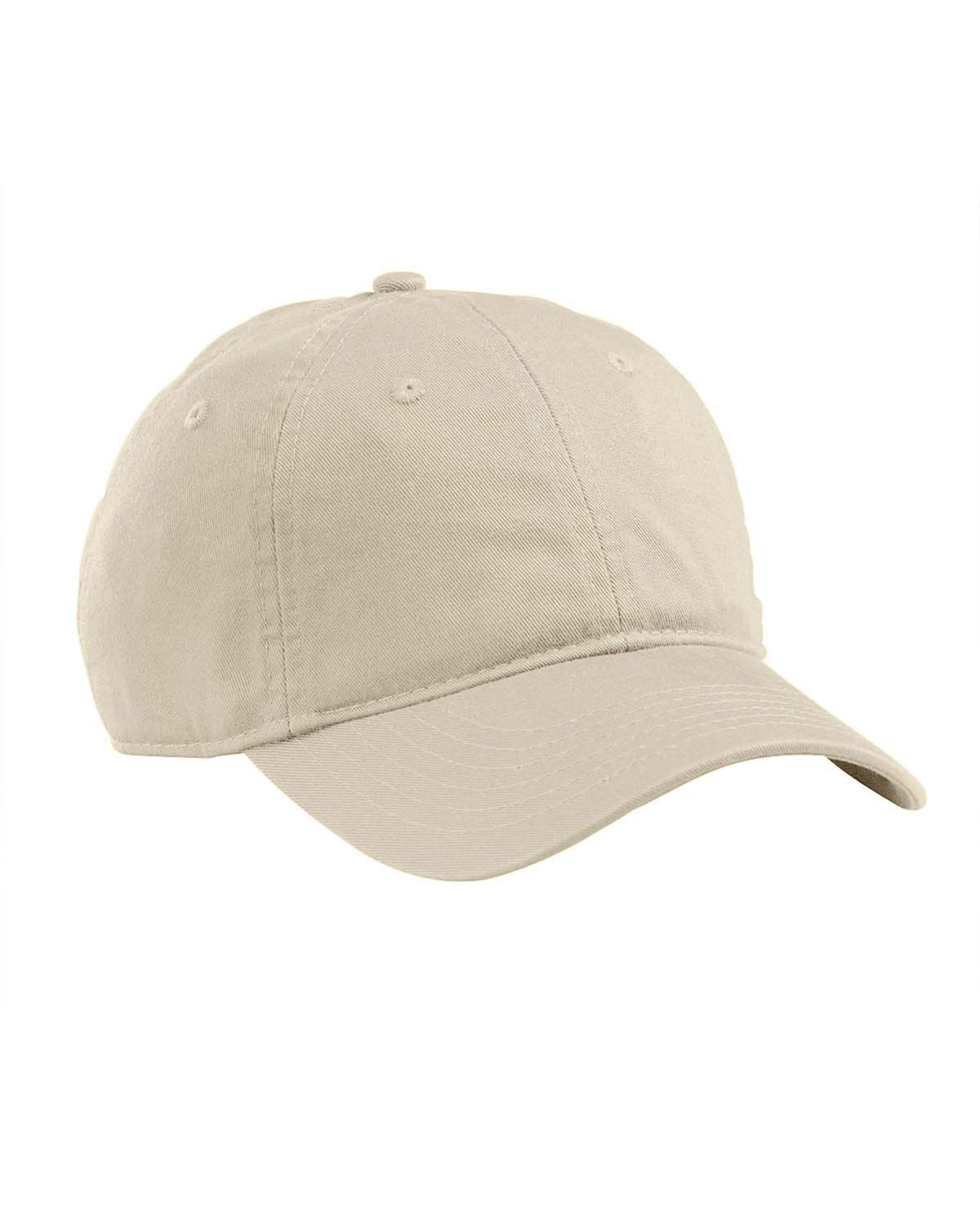 Customizable Econscious Organic Cotton Unstructured Baseball Hat in oyster.