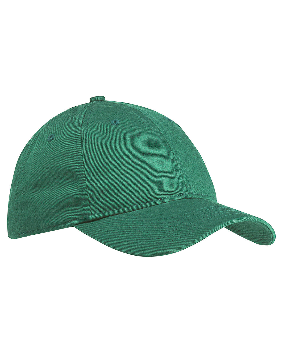 Customizable Econscious Organic Cotton Unstructured Baseball Hat in green.