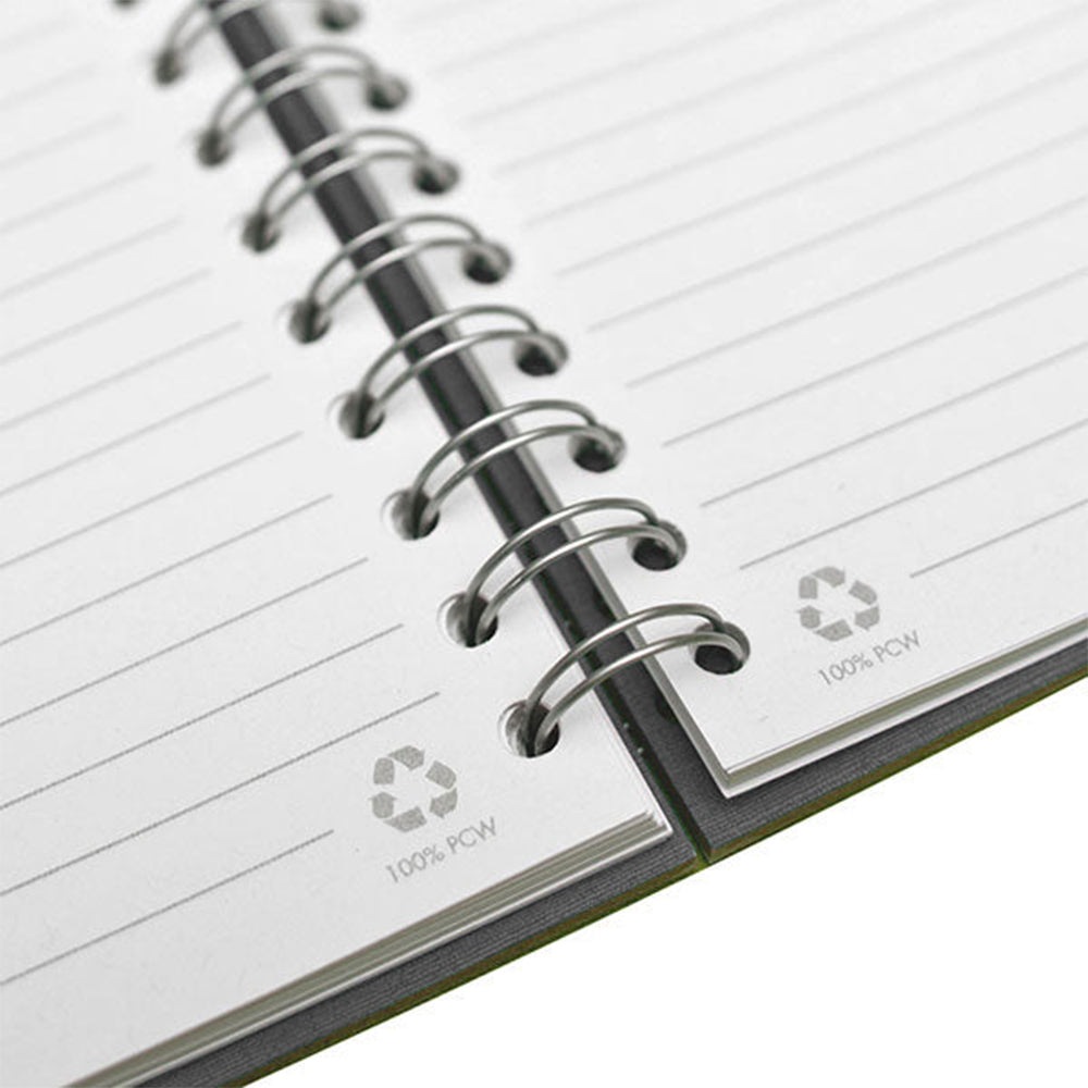 5x7 Classic Spiral Notebook - Recycled Materials - Made in USA