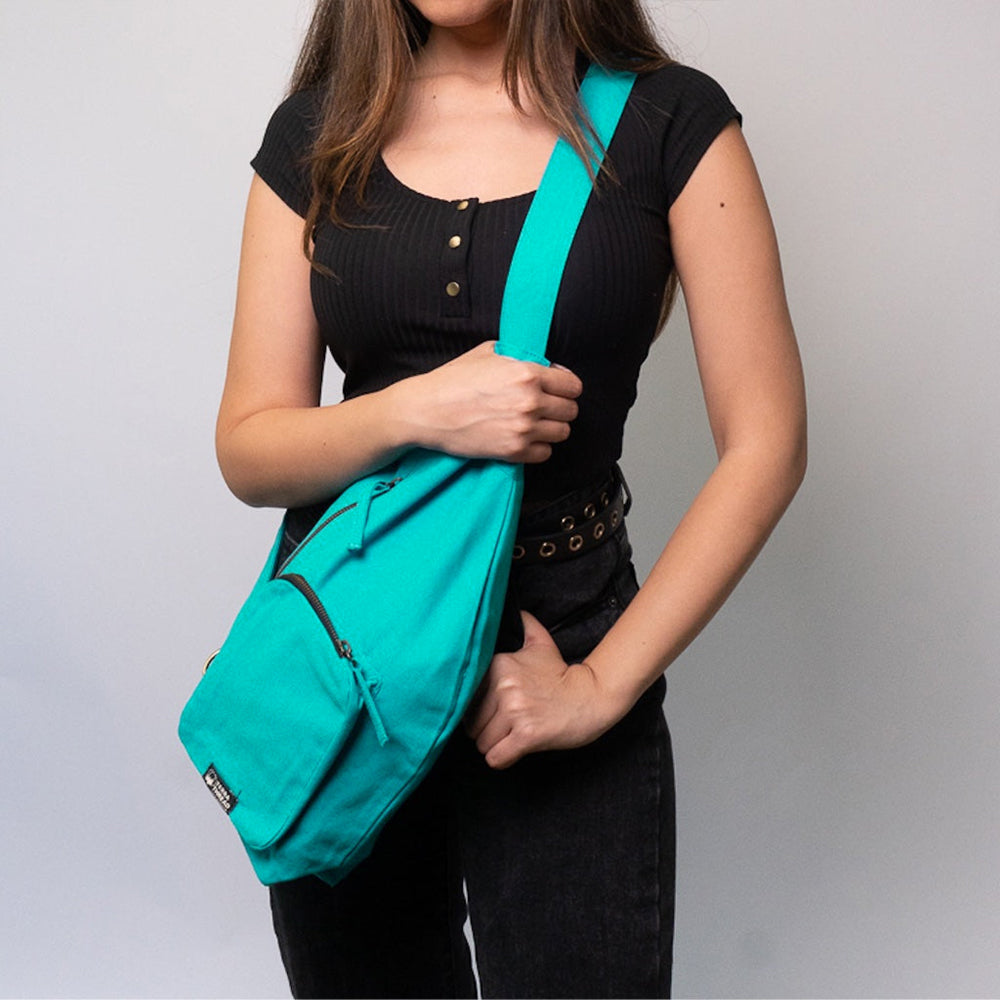 TERRA THREAD® - Gaia Sling bag Sustainable GOTS & Fair Trade 