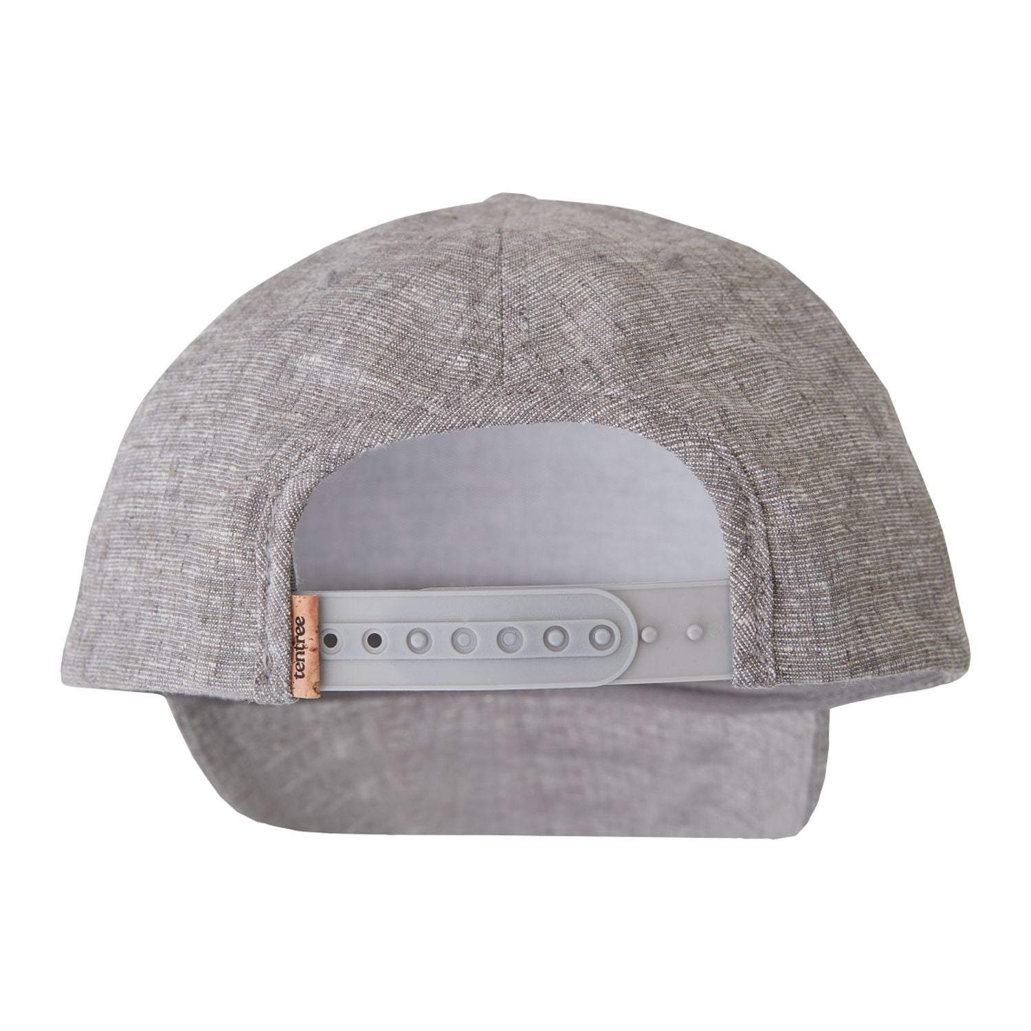 Customizable Tentree basic hemp Altitude hat in grey.