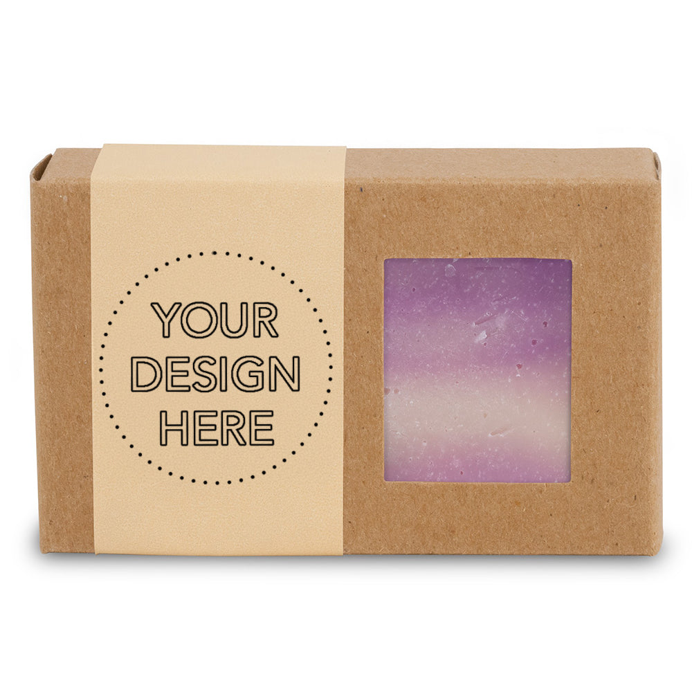 Luxurious Herbal Soaps in Eco-Box with custom branding.