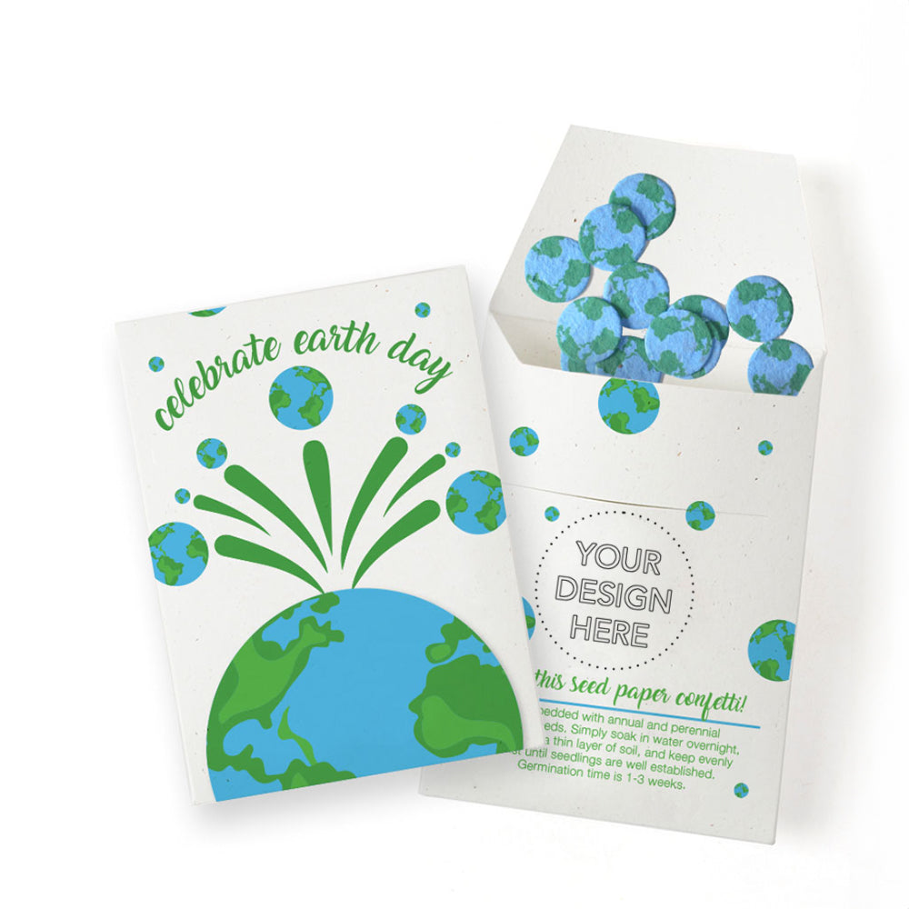 Pocket Garden Seed Paper - Holiday Celebrations, Earth Day.