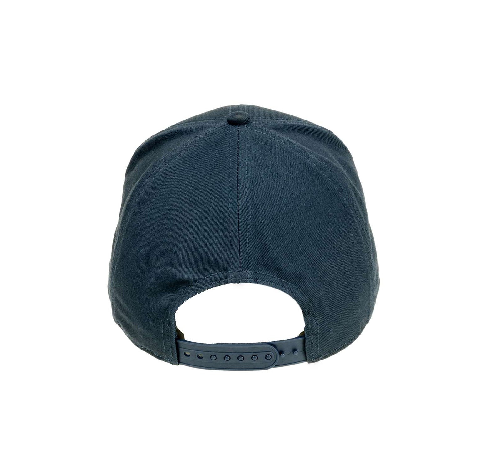 Customizable Econscious Organic Cotton 6-Panel Baseball Hat in blue.