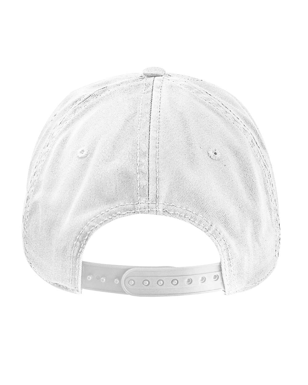 Customizable Econscious Organic Cotton 5-Panel Unstructured Baseball Hat from the back.