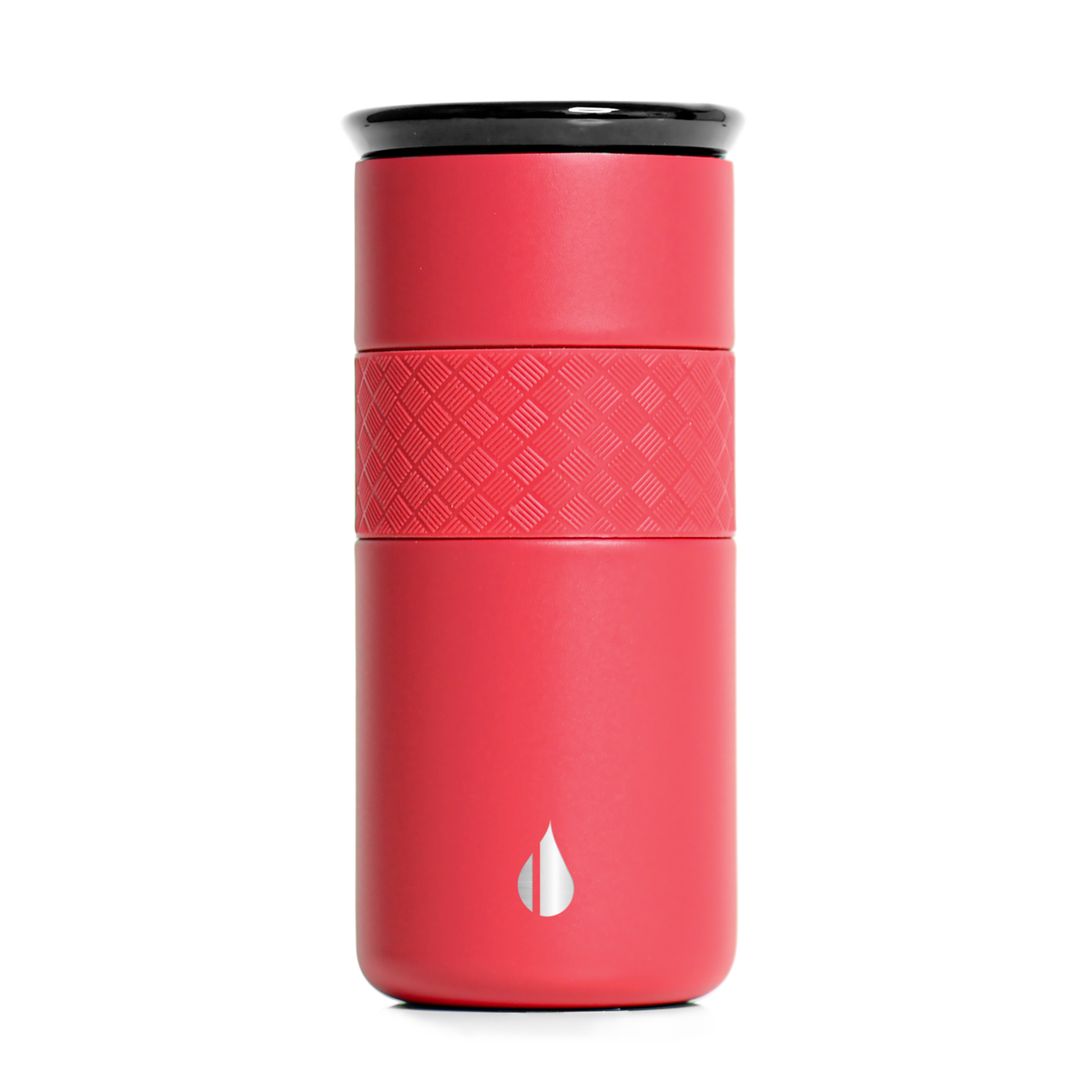 Elemental® 16 oz Artisan Stainless Steel Tumbler with Ceramic Lid in red