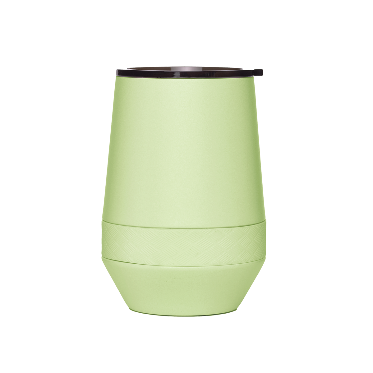 Customizable Elemental® 10 oz Stainless Steel Stemless Tumbler in key lime.